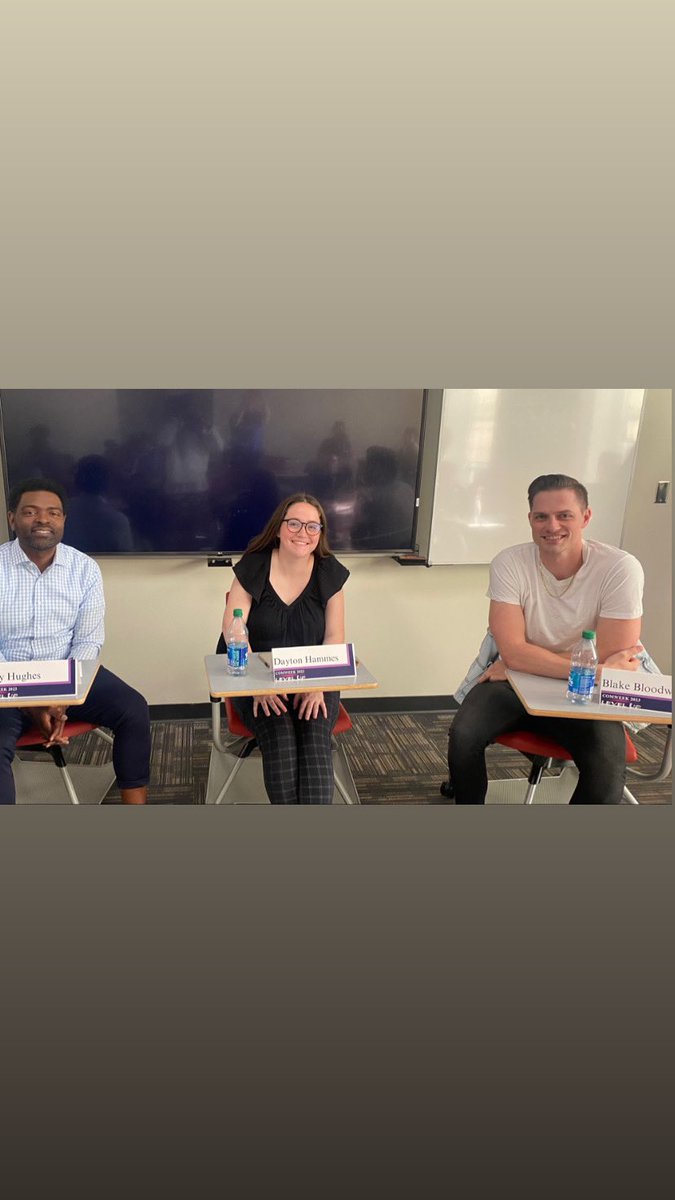 tellyhughes's tweet image. Thank you ISU School of Communication Ella Story and moderator Tom Lamonica for the invite to Com Week 2023 Level Up. It was an amazing time engaging w/students and answering questions about my career path. #blessed #serviceoverself #ISU #RedbirdProud