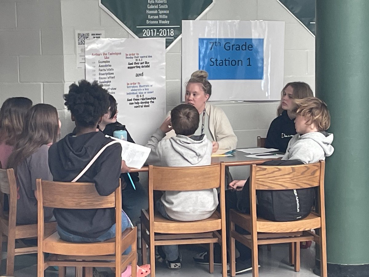 LCMS is hosting students in ELA boot camp this week. Our students are having a great time with these stations and some small group instruction with their teachers #GatorNation #RaiseTheBar