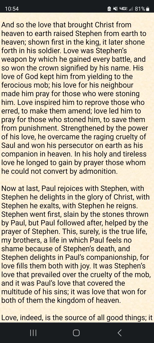 verbonpul's tweet photo. @Goodtweet_man I always think of this, from a sermon read in the Office of Readings for the feast of St Stephen. https://t.co/AdTent0sFj