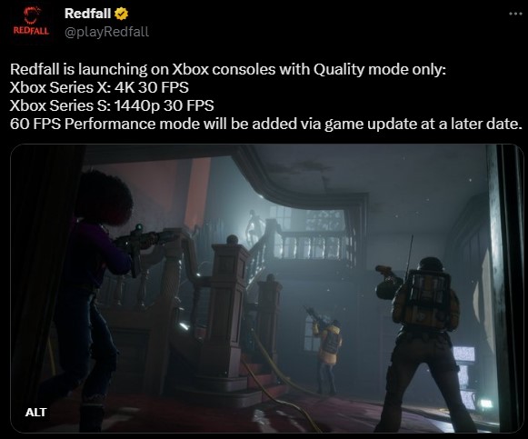 THE RED DRAGON on X: Remedy says there will be a performance mode
