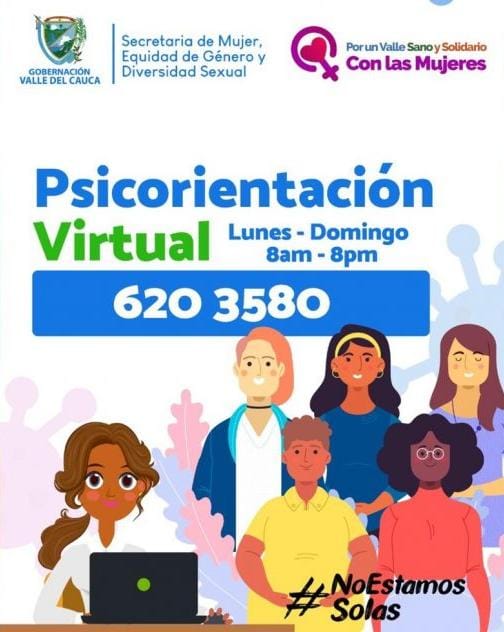 SecEducaValle's tweet photo. Atención comunidad educativa, recuerda que cuentas con la línea de ‘Psicorientación virtual’ dispuesta por la Secretaría de @equidadvalle para apoyarte en temas emocionales, jurídicos, trabajo social, entre otros.

Comunícate si requieres ayuda 👇🏼 https://t.co/zTf3RlAL4W