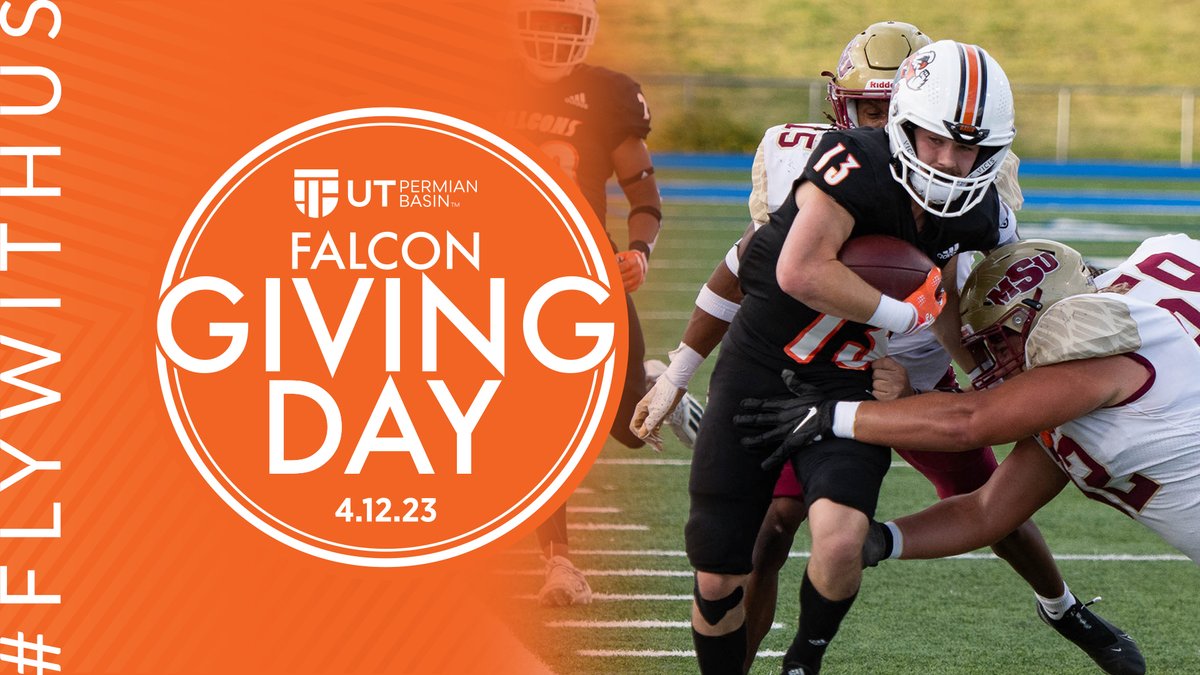 Help our athletes thrive by giving to the Champions Fund. Donor dollars from this fund go toward student athlete scholarships. Click the link in our bio or visit utpb.edu/givingday and #FlyWithUs TODAY!!