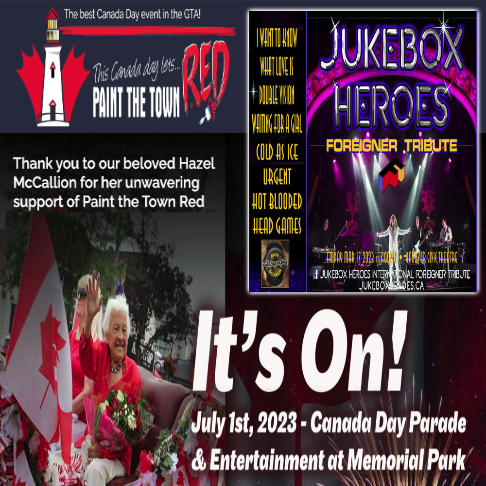 HeroesJukeBox's tweet photo. Jukebox Heroes: International Tribute to the music of Foreigner + Lou Gramm rocks the Paint the Town Red Canada Day Festival at Memorial Park in Port Credit on Saturday, July 1st at 8:15 PM! Fun outdoor event FREE for the whole family!
#JukeboxHeroes #ForeignerTribute #CanadaDay https://t.co/CsGzEidmsG