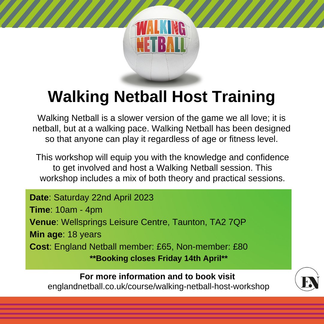 There are opportunities for WN Hosts to earn £24 per hour and for anyone with EN membership through Netball SW the training cost will be refunded.
