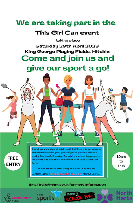 letchworth_golf's tweet photo. Our aim is to introduce as many females to the great game of golf as possible. With weekly @GetIntoGolf sessions for adults, scholarship program for juniors, and now offering @GirlsGolfRocks1 sessions.
Come along and meet us on the day #golfinthecommunity #getintogolf https://t.co/24zXzx1hOg