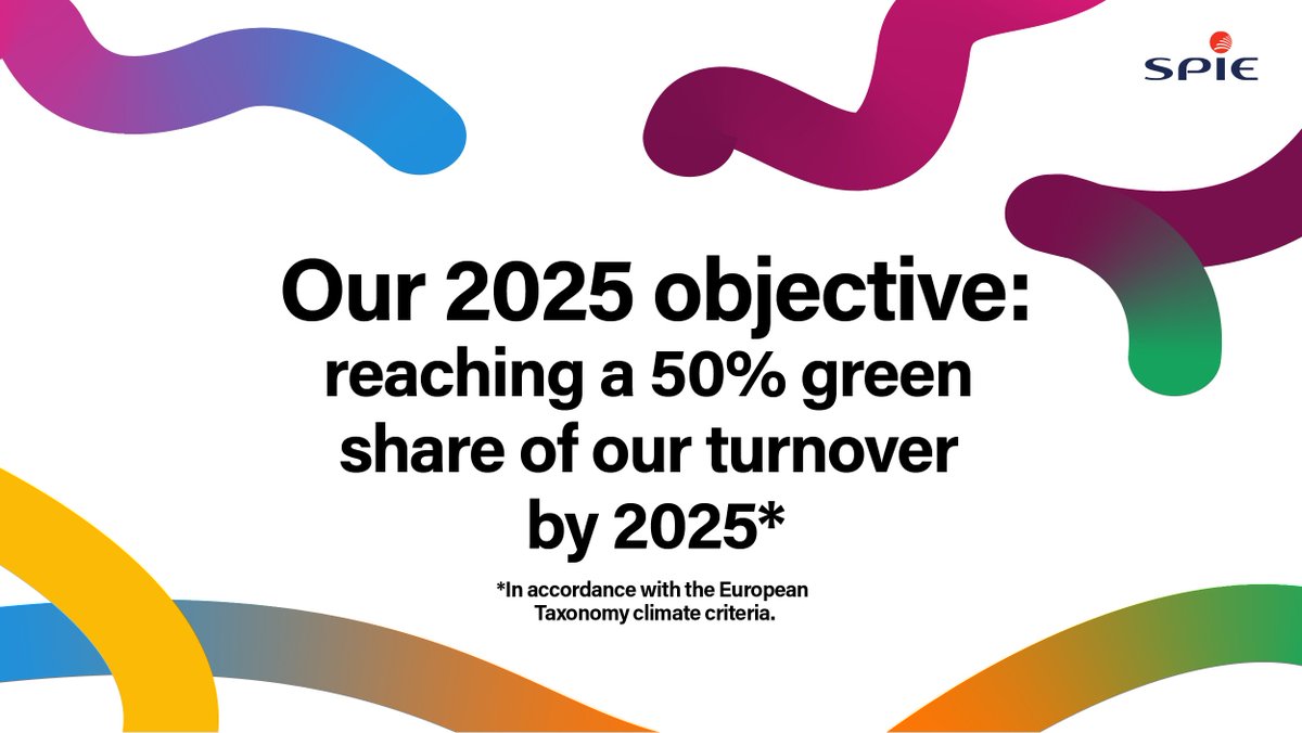 SPIEgroup's tweet photo. Our goal: reaching a 50% #greenshare of our turnover by 2025! To discover more about our objectives for 2025, read our latest special edition of Rencontres!
https://t.co/Nu35vaYLUr
#internalmagazine https://t.co/reGnBbBBjt