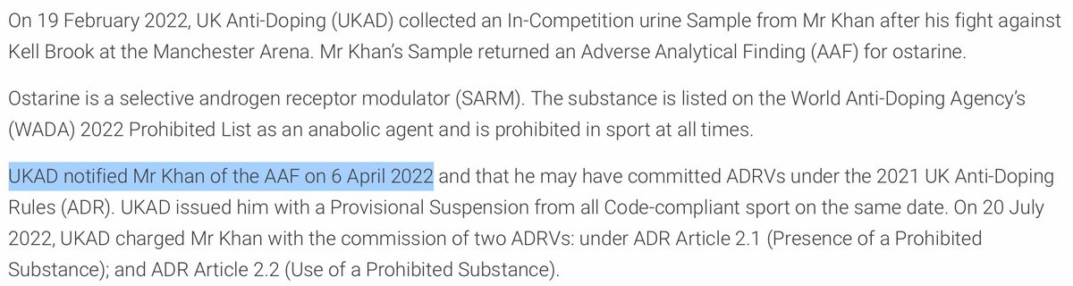 cleans_letsrun's tweet photo. Who is telling lies here, UKAD or Amir Khan?
Both these statements cannot be true.
#cleanSport #someonesLying https://t.co/15a3hPe3kM