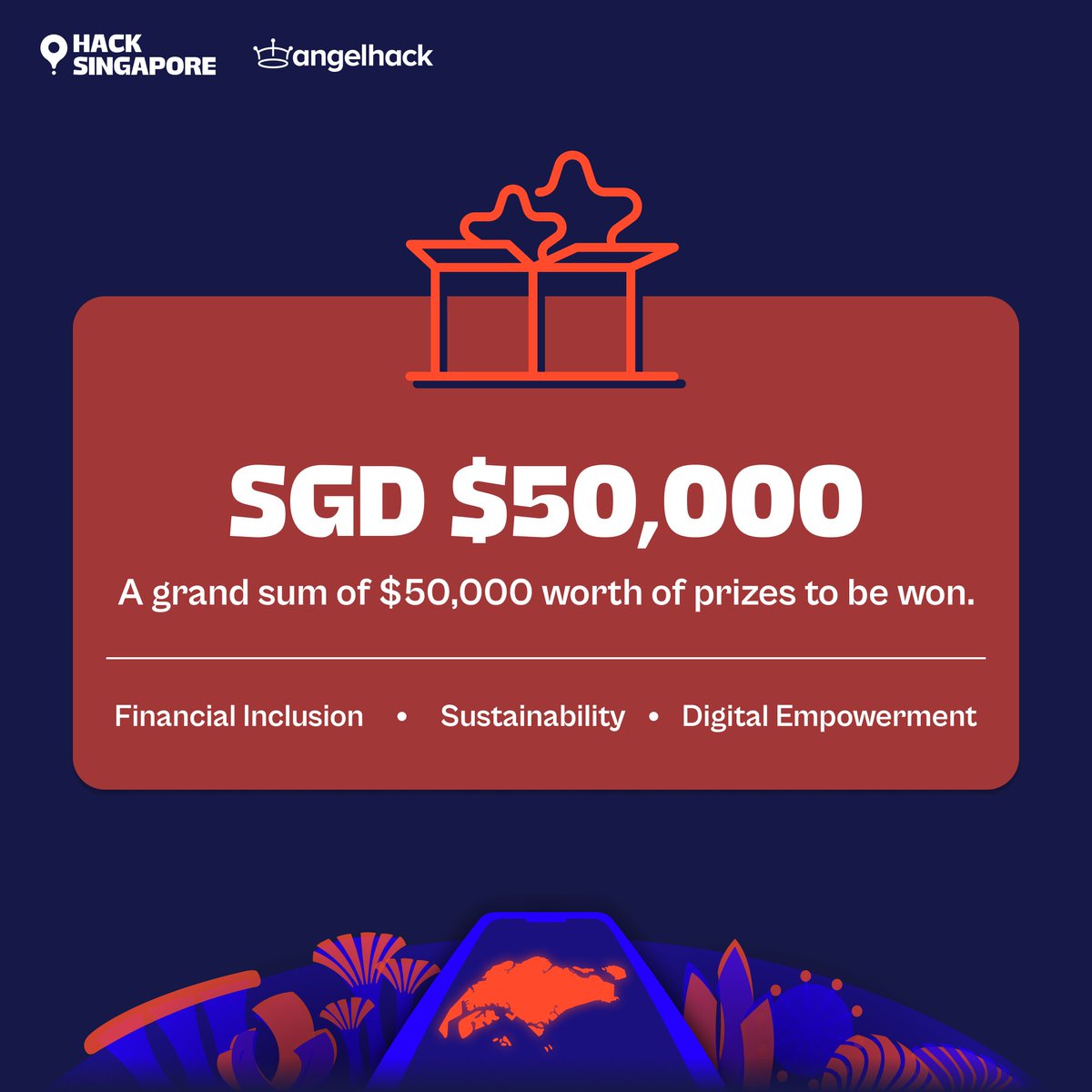 AngelHack's tweet photo. 🔥 Prize Pool Reveal: It's time to level up your skills and compete for your share of $50,000 in prizes. Take part, get mentored, and unleash your creativity in solving everyday problems in Financial Inclusion, Sustainability, and Digital Empowerment.

➡️ https://t.co/RjT3SkLXRB https://t.co/tZ8km99JWs