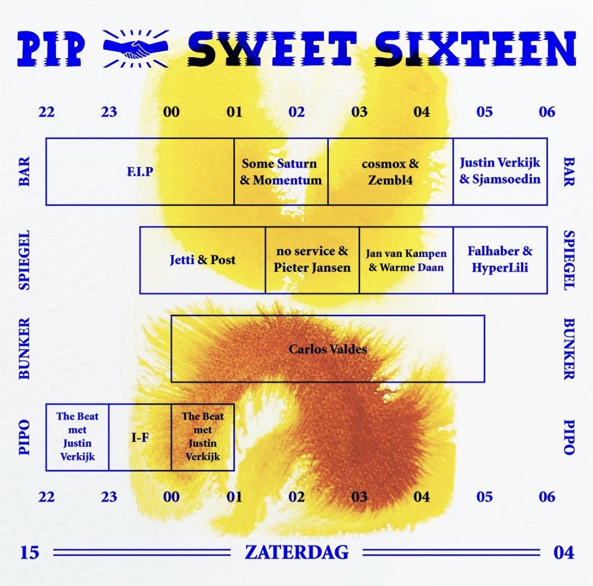 Mijn lievelingsclub wordt 16 dit weekend en ik ben er zaterdag van open tot sluit. Eerst met The Beat en <a href="/3FM/">3FM | We Want More!</a> vanuit een pipowagen (I-F doet The Beat Mix🥵🔨)
en het laatste 1,5 met Sjamsoedin in de barzaal omg omg omg 💚