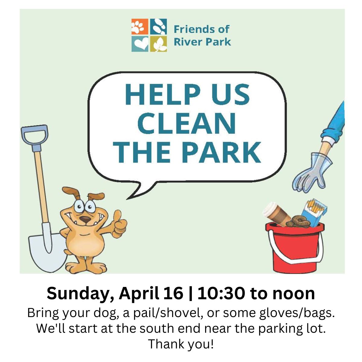 Oh crap... Please help! Melted snow revealed a bunch of leftover poop that everyone missed.  Please join us to “doo” a cleanup! (cuz it won't disappear by itself) #yycdogs #calgarydogs #yycdogparks #dogsofcalgary