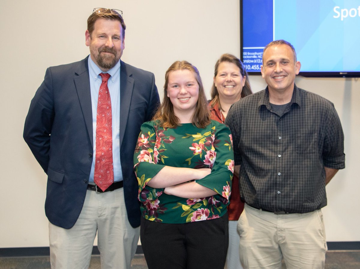 OnslowSchools's tweet photo. At last night's BOE meeting, we recognized our middle and high school Science Olympiad teams, who recently competed in the regional competition. 
Teams from Southwest Middle, Onslow Early College, and Northside High represented OCS well, and we congratulate them on their success! https://t.co/9QEYjRP45W
