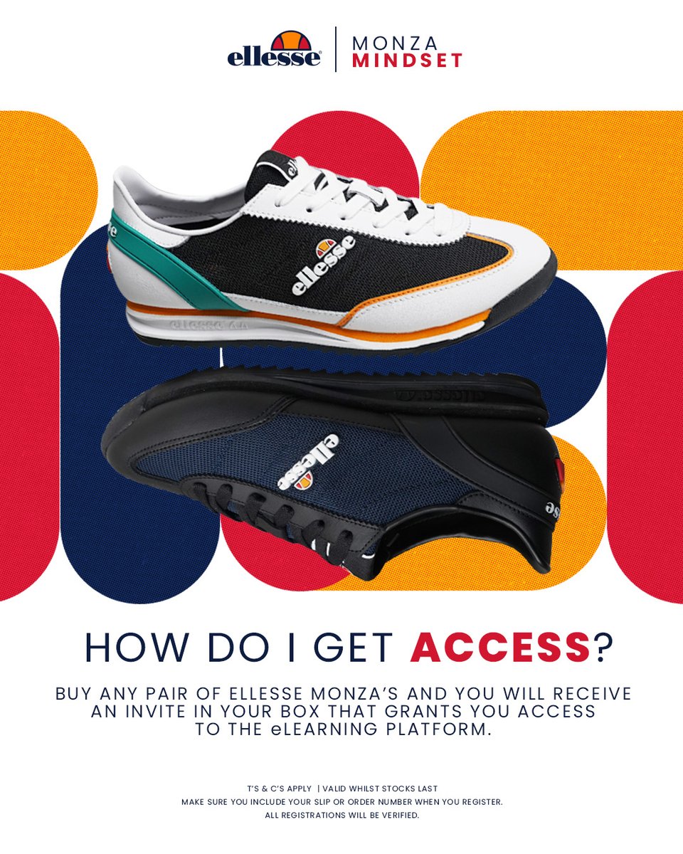CosmoMall's tweet photo. Purchase any pair of Ellesse Monza sneakers at @Studio_88  and get one-year FREE access to the revolutionary TAP online education portal! Visit Studio 88 now and supersize your CV. Promo starts 12 April 2023 while stocks last.
#Studio88 #CosmoMall #sneakers #promotion
#Studio88 https://t.co/B3rFse7YzP
