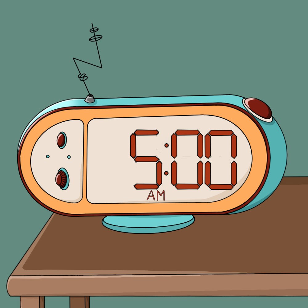 cluekooclocks's tweet photo. @M3taRoVa Here you go.  Respect the early risers. https://t.co/LRyJi0IOOO