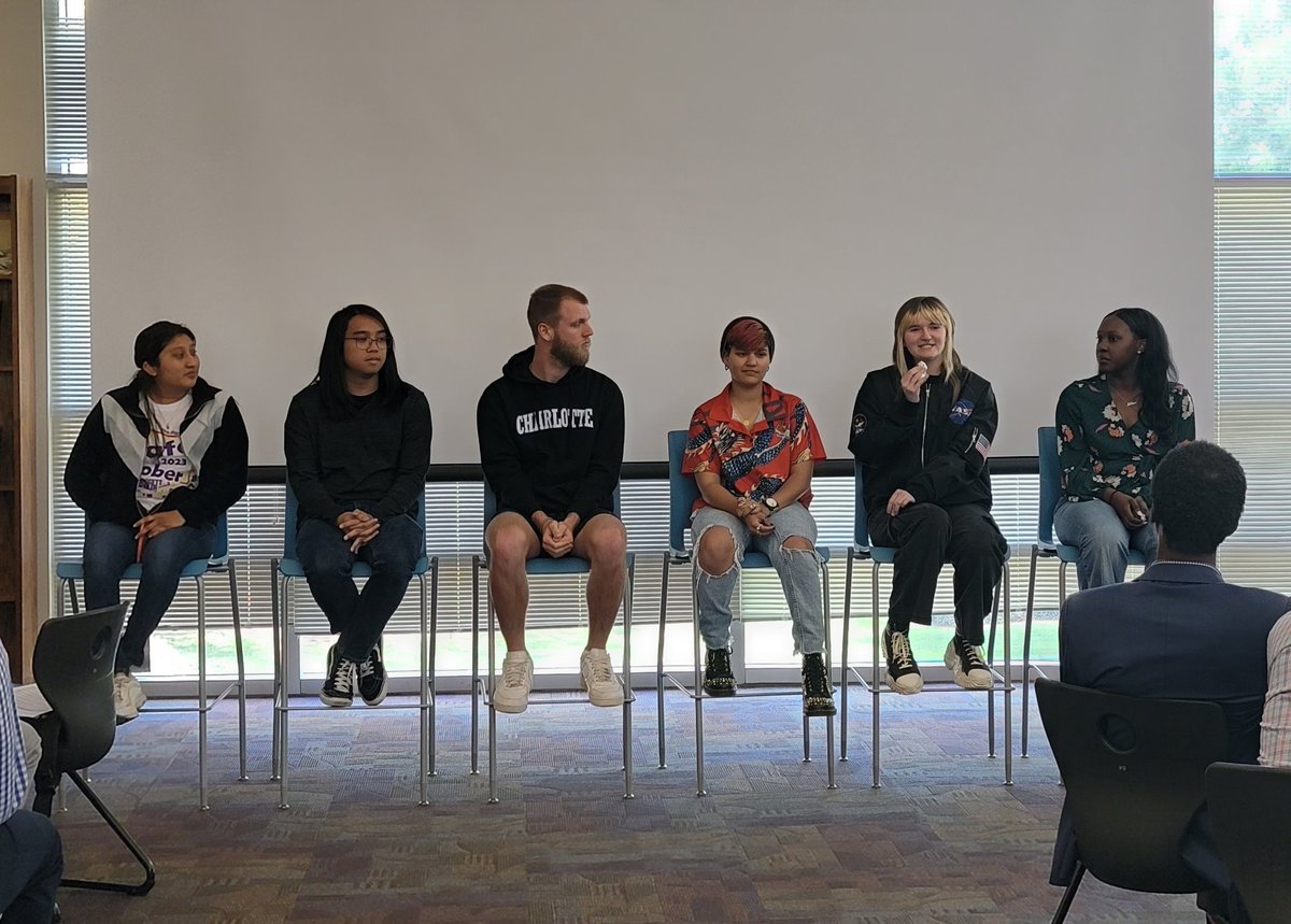 An amazing panel of CC students shared their thoughts and experiences with Leadership Winston-Salem today. So impressed by and proud of you! 
<a href="/wsfcs/">WS/FC Schools</a> @ccwsfcs