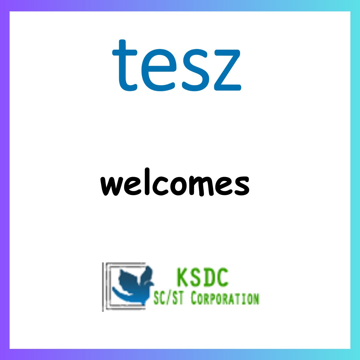 thousifmohammed's tweet photo. Happy to welcome Kerala State Development Corporation for SCST Ltd to Tesz.

Now SC/ST community members in Kerala can directly get to know about various schemes available for them through Tesz.

https://t.co/ap3E3hWrIO https://t.co/icOhJpW9yR