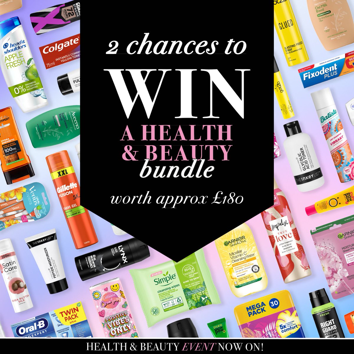 🚿#COMPETITION TIME🚿

We've got a FAB #HealthandBeauty event on in-stores, so we're giving away a HUGE prize to celebrate!

There's 2 chances to #WIN a #BeautyBundle worth a whopping £180!

For a chance to #WIN, simply;

1) FOLLOW
2) RT
3) COMMENT #BMBeautyComp

Ends 9am 17/4/23