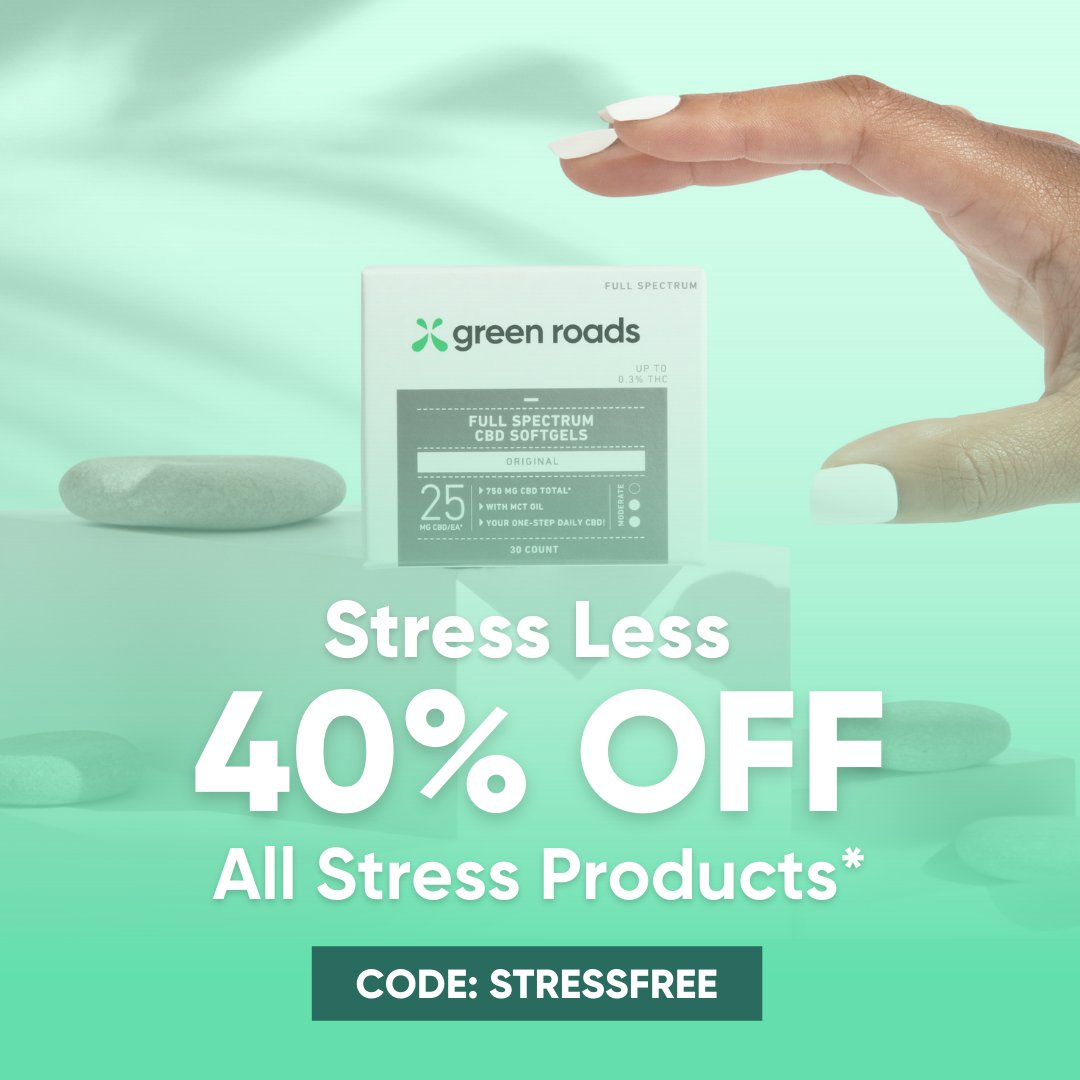 Take advantage of 40% OFF all CBD oils, capsules, and softgels! With April being #NationalStressAwarenessMonth, our hope is to help you manage your stress in a positive way. 🌿

Shop: bit.ly/3zYXCkl