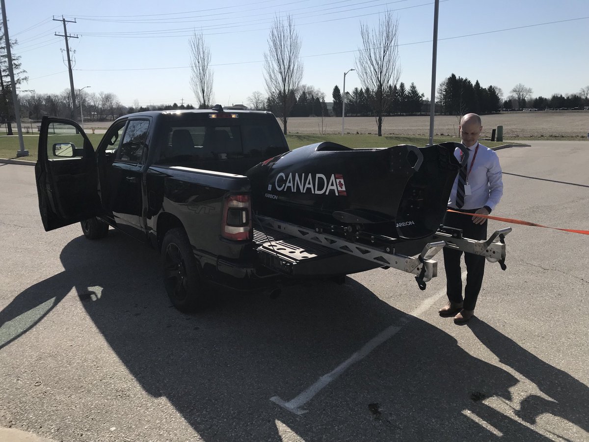 OurLourdes's tweet photo. We had a surprise visit this morning from past OLOL student and current team Canada bobsledder Kristen Bujnowski! https://t.co/76QDIWD1Rw