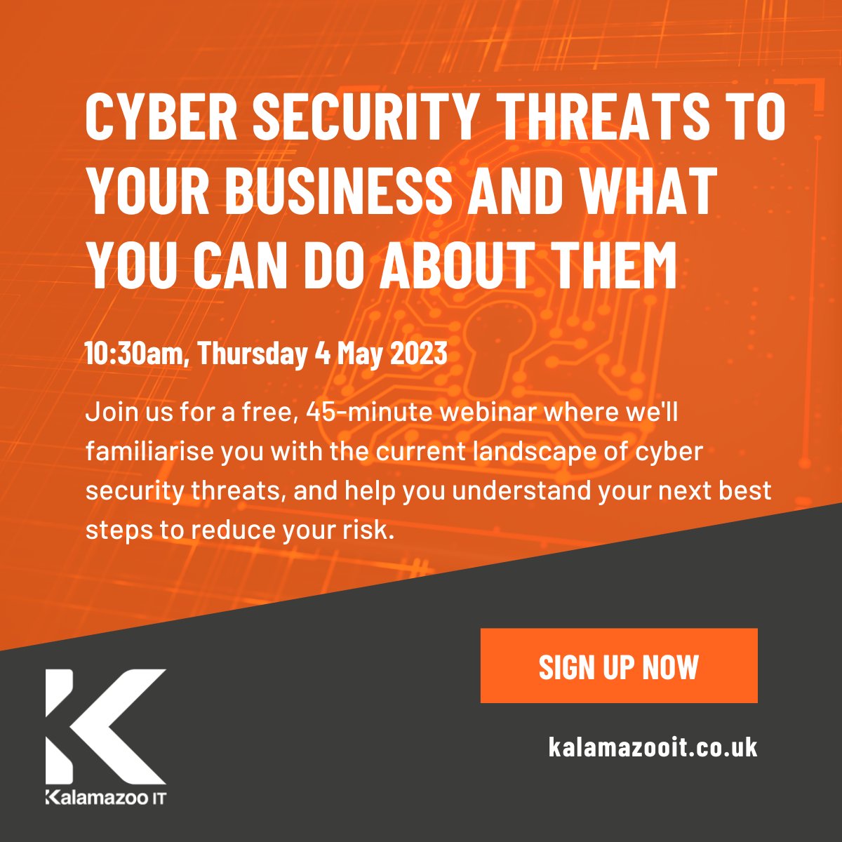 SupremeIT's tweet photo. We're hosting a free cyber security webinar with our partners at @ConnectWise. Join us for the latest developments in the cyber threat landscape, and up-to-date insights into how you can best mitigate the risks to your business. Register here:
https://t.co/GFHUOcYTEy https://t.co/R5wQMD0tqW