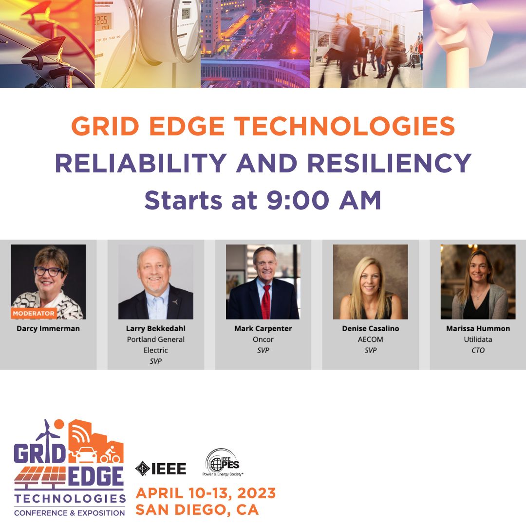 We're off on day 3! With Super Sessions, the grand opening of the exhibit hall, technology stage and startup presentations, the poster session, the poster session, and so much more, #pesgridedge has a full day planned for attendees! What are you most excited for?