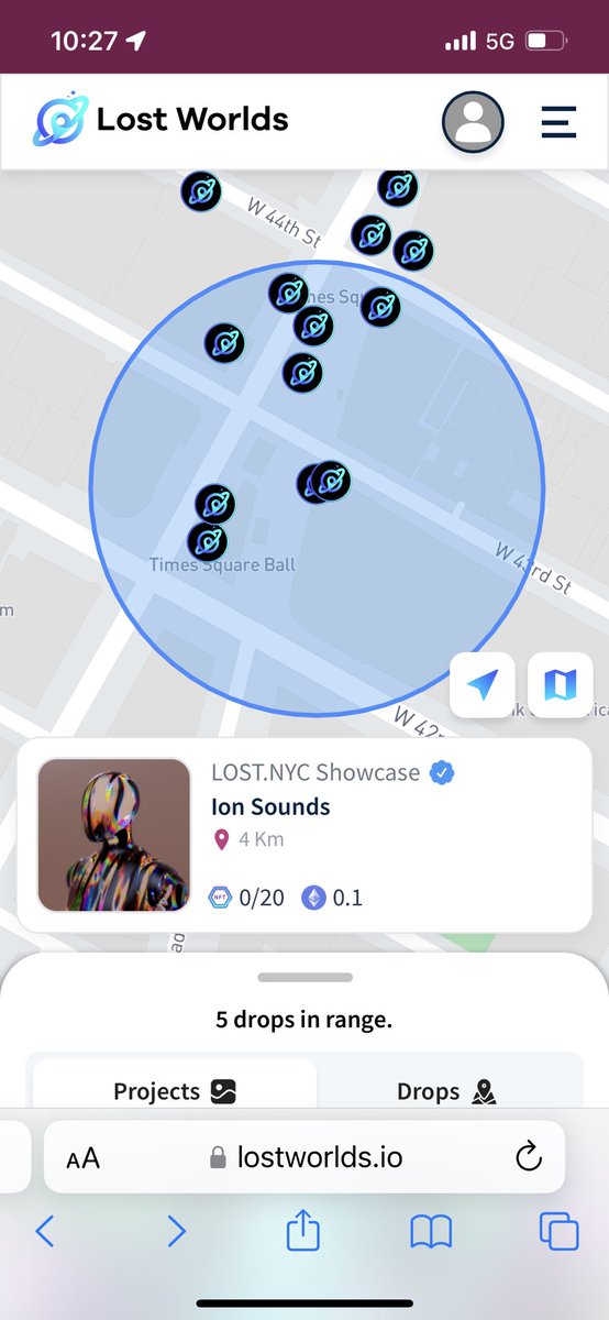 Lost Worlds - geoNFTs📍 tweet media