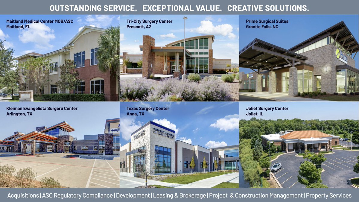 "Our understanding of the operations and needs of ASC tenants in this mission-critical real estate allows us to bring you exceptional value and tailored facility services so you can carry out your mission more effectively." – Blake Bratcher, EVP of ASC Strategy