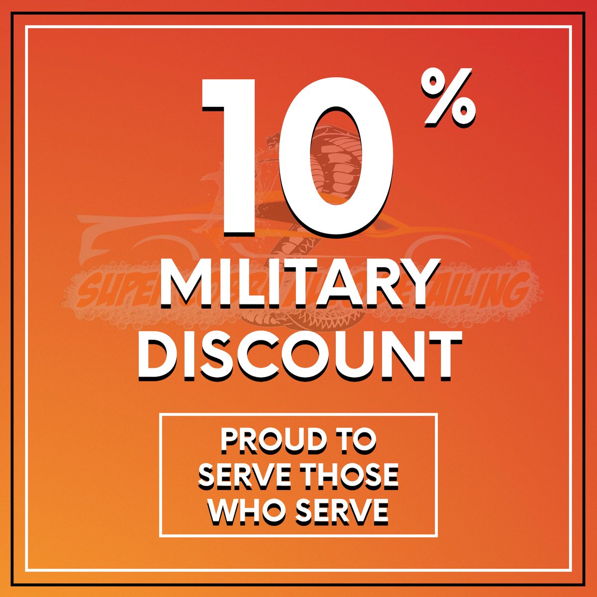 SCADTX's tweet photo. Here At Super Cobra We Are Proud To Announce That We Now Offer A Military Discount To All Active, Reserve, Retired &amp; Veteran Military Personnel On Any Of Our Services! Book Now https://t.co/Kov1i7fH0x -  (254) 624-6724 - 704A E Veterans Memorial Blvd, Killeen, TX 76541
#killeen https://t.co/RR3TfzaESG