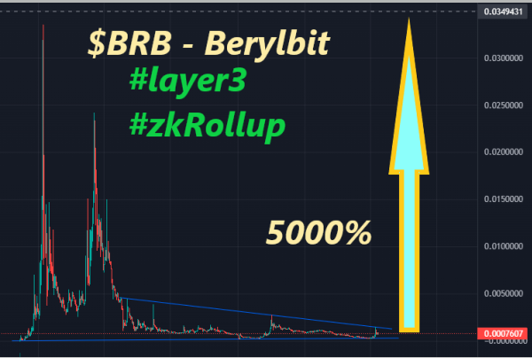 GemsHunting_8's tweet photo. Are you looking for a high risk / High Reward project for the next #bullrun ?
Check $BRB asap then!
#Berylbit aims to build the first #layer3 #L3 + #zkRollup!
π±π±π±Chart looks insane!!! π€―π€―π€―
Potential #gem - 200k mcap #microcap #lowcapgem #hiddengem
#DOGE #SHIBA #L2 #L1 https://t.co/boLVIsjQSB
