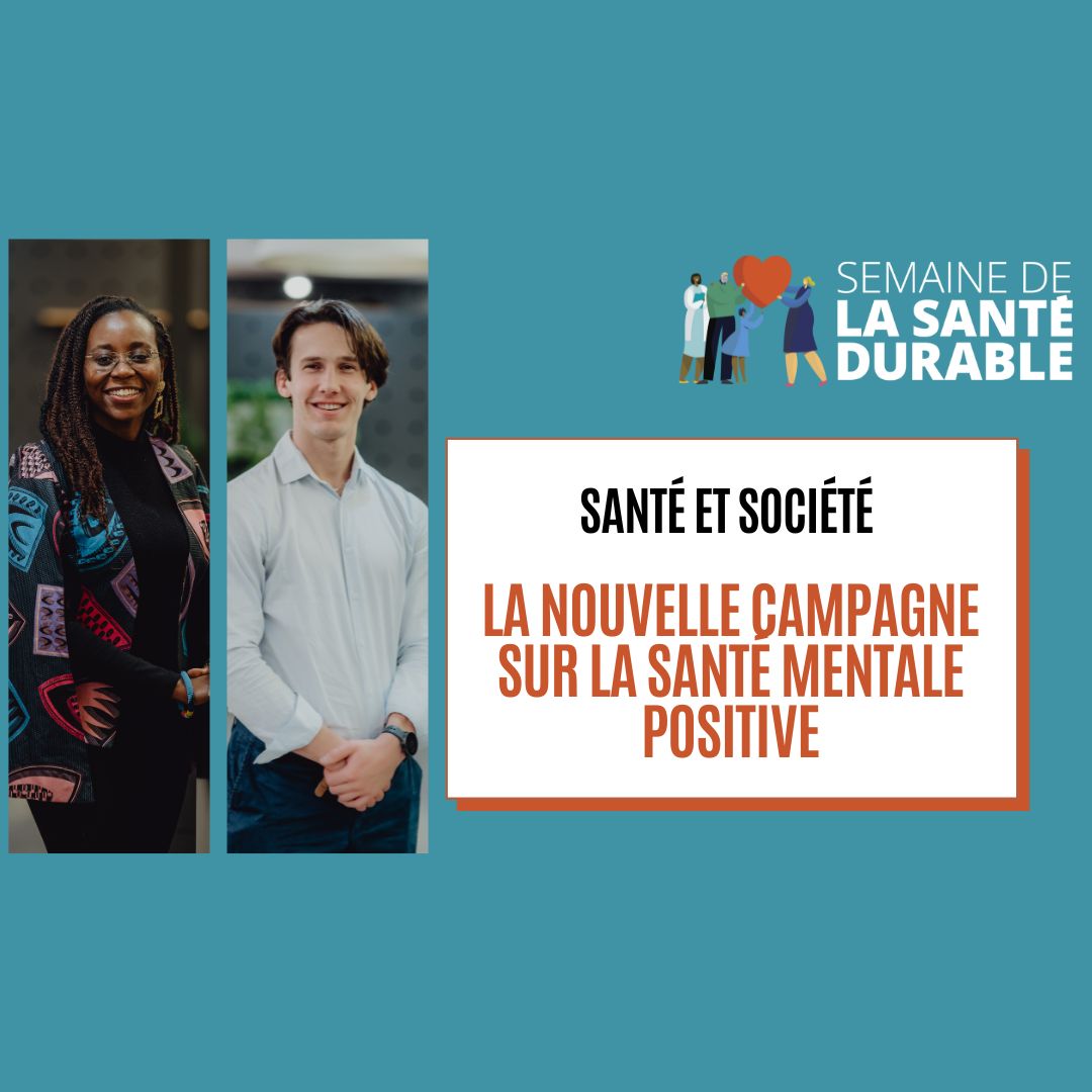 Le développement de la santé mentale positive de vos jeunes vous tient à cœur ?
Retrouvez la présentation vidéo de la nouvelle plateforme en ligne «La santé mentale positive ça se cultive !» réalisée lors de la Semaine de la santé durable : youtu.be/-kesQerZyWE