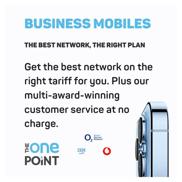 theonepoint's tweet image. Disconnect your business from bad service and poor signal strength. Connect to our award-winning customer service today! #BusinessMobiles #O2 📱
Give us a call on 01482 420150 for a chat with out mobile experts. 💬