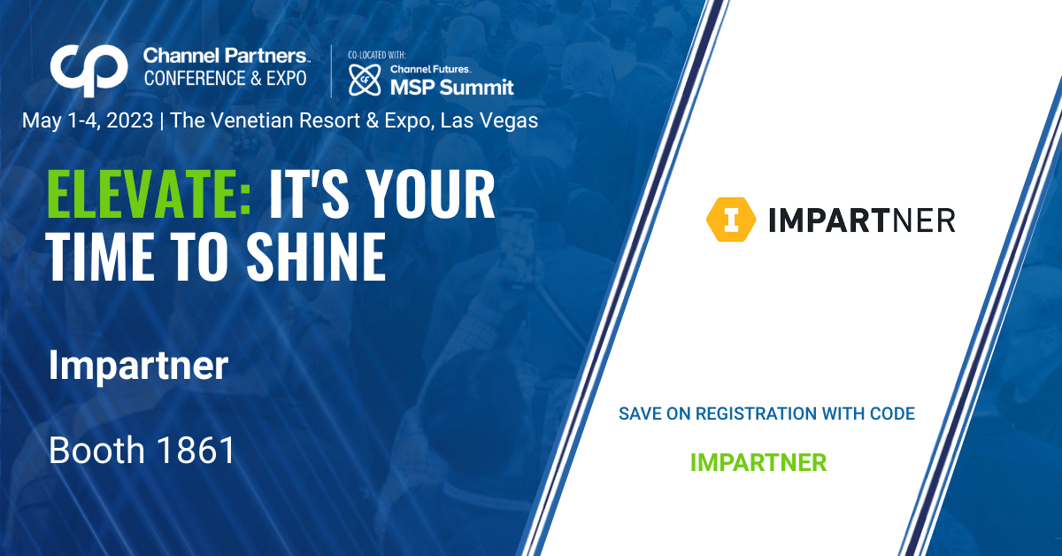 RyanTKnapp's tweet photo. Impartner is attending the Channel Partners Events Conference &amp; Expo in Las Vegas, from May 1-4!

Use the promo code IMPARTNER when you register to receive a discount. https://t.co/e0m7LSSZsI 

#CPEXPO #channelpartners #partnersuccess https://t.co/3DiV3ATBJH