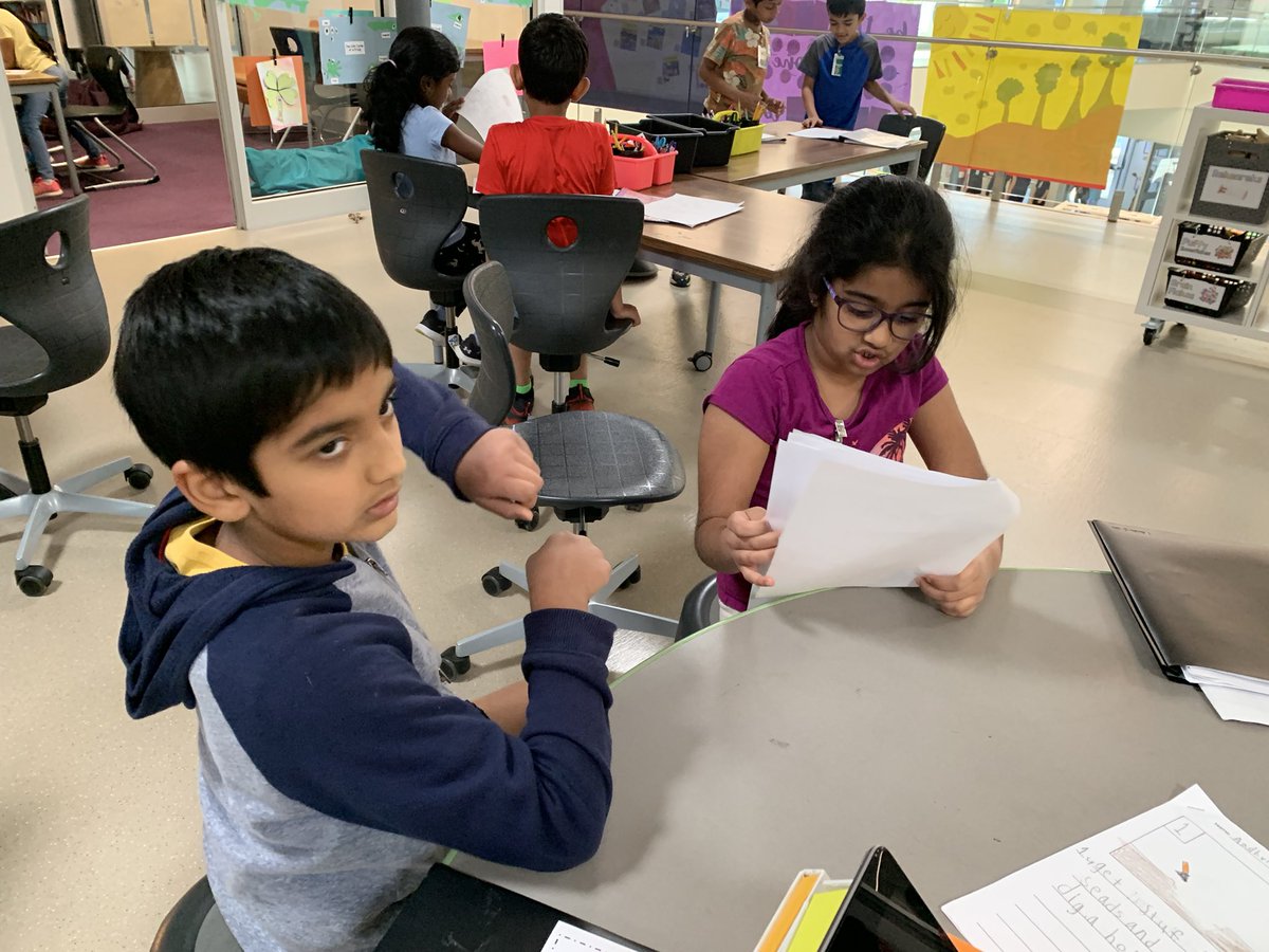 mssmithaustin's tweet photo. Today we acted out our partners stories and found places that we can add more details to our how-to writing steps. We were shocked by how silly our steps were without some key details💙📝💚 #siLEE #rjlyear9 #rjladventure @CISDLiteracy https://t.co/x2AZCAhoZ1
