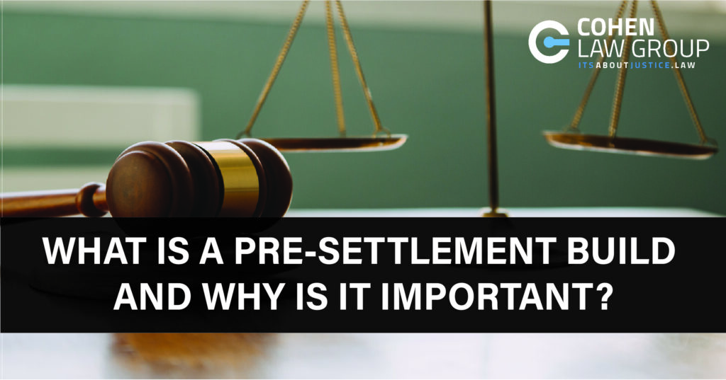 Stumped by what a pre-settlement build is?⚖️ Read more here to find out -&gt; itsaboutjustice.law/what-is-a-pre-…  #itsaboutjustice #cohenlawgroup #clg