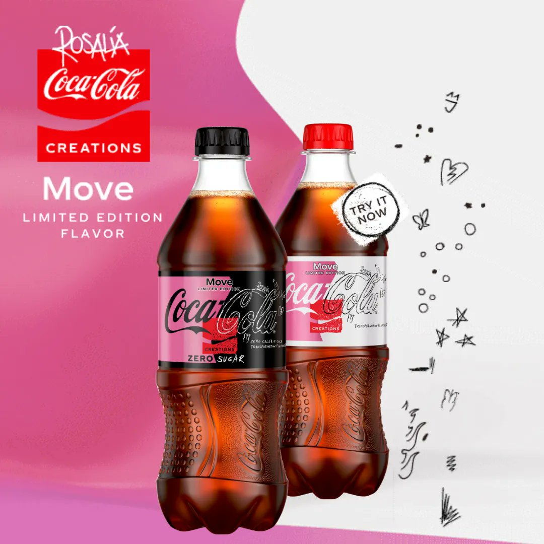 AtlanticCoke's tweet image. Have you tried our limited edition Coke Move yet? Try it and let us know what flavor you think it is!👀🥤♥️