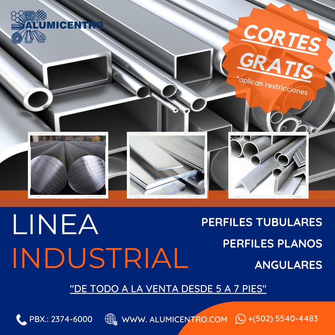 ALUMICENTROGUAT's tweet photo. ✅#Angulares, #Tubos, #Platinas👷‍♂️👷‍♀️
✅Disponibles en distintas medidas
😍No tienes que comprar la pieza completa
😱De todo a la venta desde 5 a 7 pies
👷‍♂️Asesoría Técnica
📲Contáctanos vía whatsApp 👉 https://t.co/GnuogRXXlg
https://t.co/9991mTFKtm PBX 2374-6000 https://t.co/NZml0mh2TB