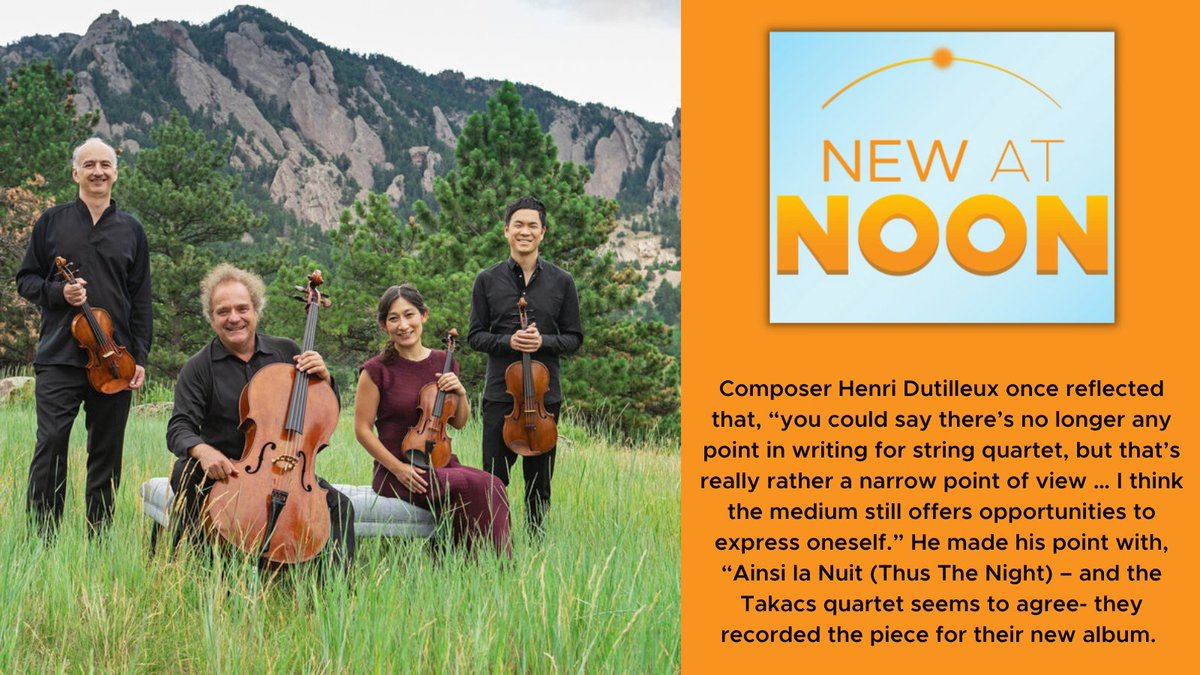 909WGUC's tweet photo. #NEWatNOON today on 90.9 #WGUC! https://t.co/g7MlIYFPg8

(photo: Amanda Tipton) https://t.co/i7NJ0cL5yV