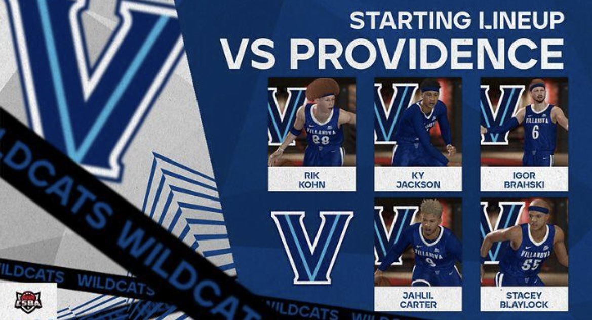 Villanova downs Providence behind a strong performance from Stacey Blaylock. Cats win!!

#CSBA #CSBANOVA