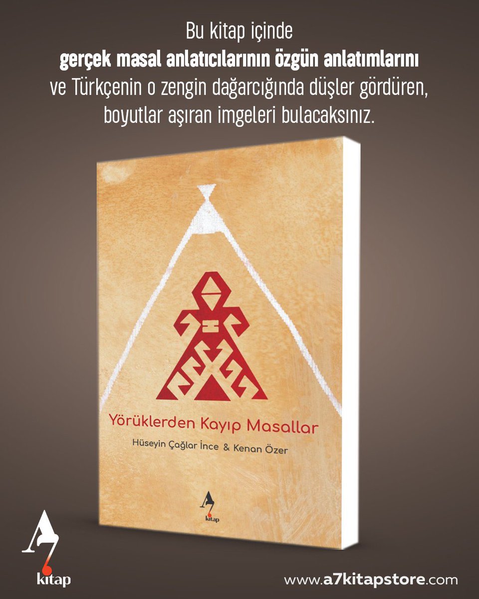 Yörüklerden Kayıp Masallar.
✏️Hüseyin Çağlar İnce &amp; Kenan Özer

✏️Sönmez Karakurt’un çizimleriyle…

“15 yılda derlenen Yörük Masalları, o günün konuşma dili ile hem metin olarak hem de video kayıtlarıyla bu kitapta”

satın almak için👉 dr.com.tr/Kitap/Yorukler…