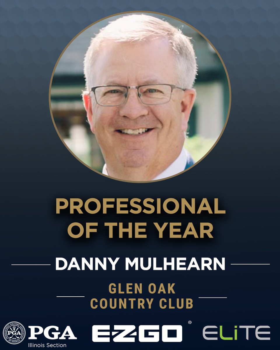 illinoispga's tweet photo. Danny Mulhearn is the 2022 IPGA Professional of the Year! This award honors the working club professional whose contributions to the game best exemplify the complete PGA Professional. Emphasis is placed on performance &amp; achievement over the past 5 years! Congratulations, Danny! https://t.co/PRbITB8080