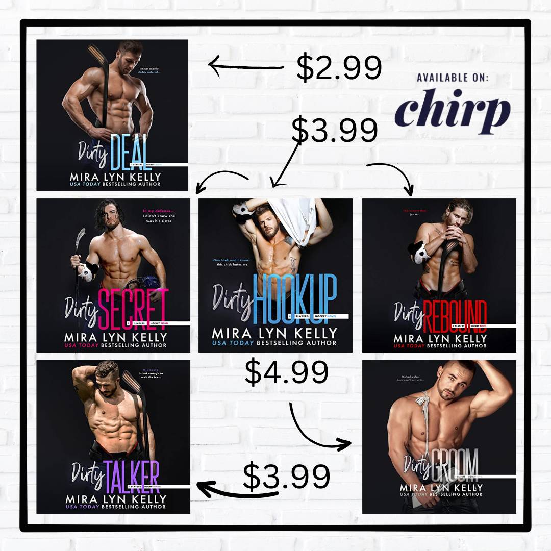 AUDIOBOOK SALEDIRTY DEAL by Mira Lyn Kelly is a Chirp Books deal for $2.99!
Start your audio binge now!
chirpbooks.com/series/slayers…

#AudiobookSale #ChirpBooks #ChirpbooksDeal #MiraLynKelly #DirtyDeal #wordsmithpublicity