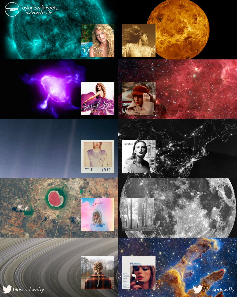 blessedswifty's tweet photo. 🪐 | @NASA and @NASAGoddard used @TaylorSwift13's albums to present their latest capture from Space! https://t.co/pQGcJ6zvtV