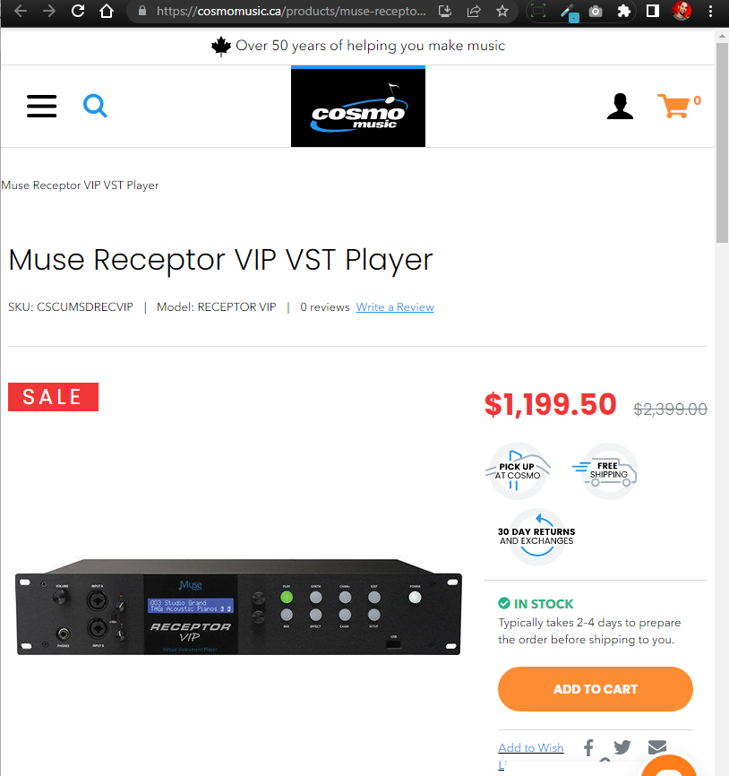 ericmo's tweet photo. Felt like I found some kind of music gear unicorn. How is this in stock? Are these actually still being made? #VST #musicproduction https://t.co/UyDlrb7vAQ