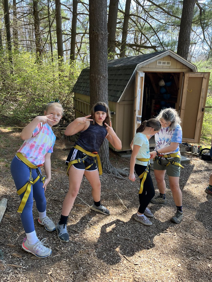 fennhicks's tweet photo. Ready for high ropes!! https://t.co/pNYrBHq0W5