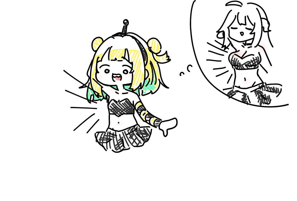 Aopic_'s tweet image. 何か足りないな…🤔

#pikart
#yurART