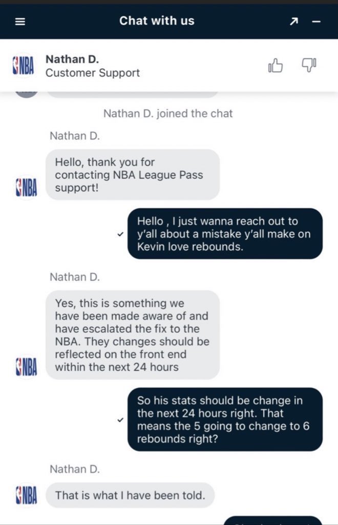 mikeyj324's tweet photo. @ShamsCharania ITS A GROUP OF US THAT HAVE BEEN CHEATED VIA THE @NBA @nbastats ON A CLEAR 2 rebounds BY @kevinlove ON APRIL 1st 2023 THERE ARE 2 REBOUNDS DISCREDITED AND THEY GAVE HIM 5 when he should have 7 THEY HAVE LIED AND GAVE US ALL RUN A AROUND FOR 11 days straight  LIESSS https://t.co/PK0MJZLD84
