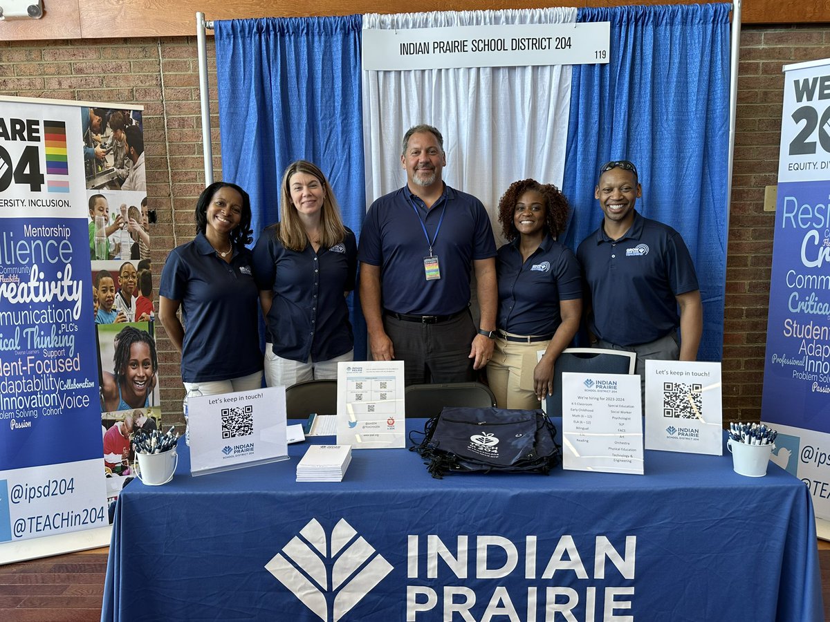 Calling all future educators in the DC area! Make sure you stop by booth #119 <a href="/HU_SOE/">HowardU_SOE</a> 15th Annual Job Fair. As the 4th largest district in the State of Illinois come find out why <a href="/ipsd204/">Indian Prairie 204</a> is rated #33 best place to work by <a href="/Forbes/">Forbes</a> in Illinois  <a href="/TEACHin204/">TEACHin204</a> 
forbes.com/lists/best-emp…