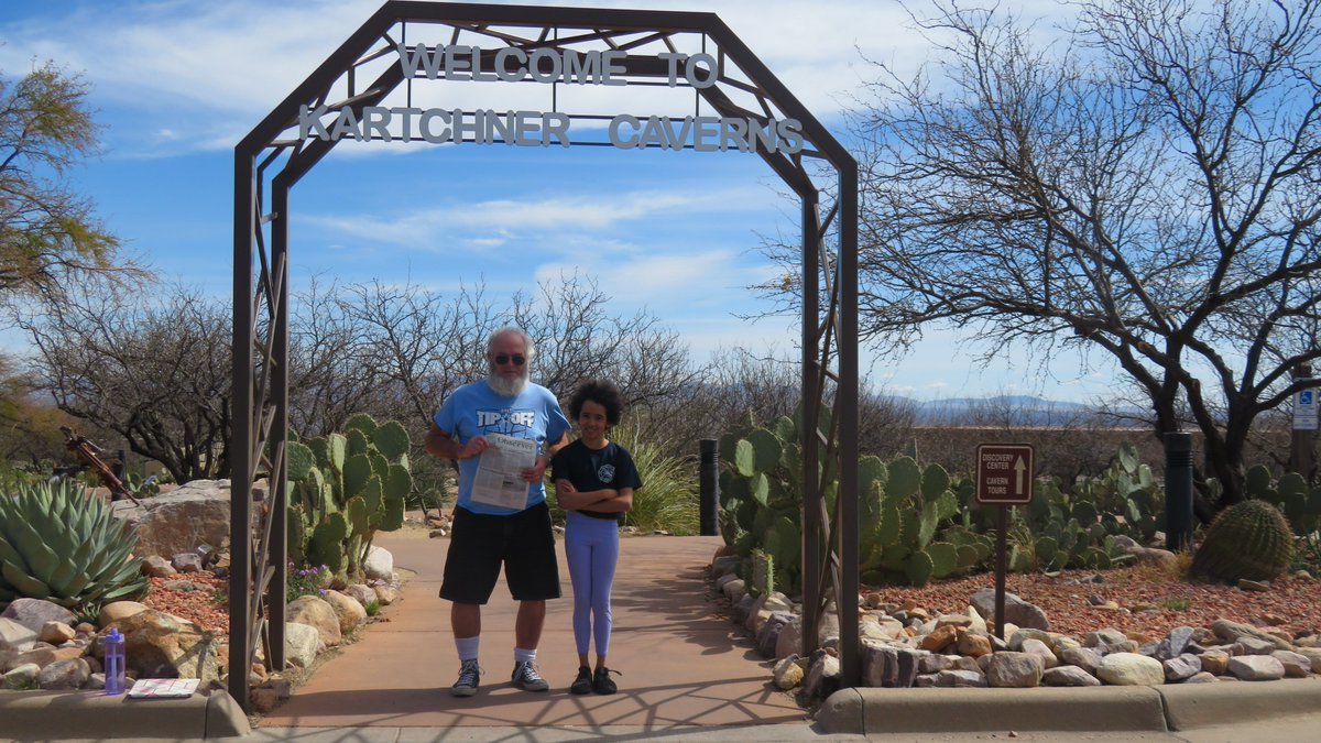 ObserverIsland's tweet photo. Where in the world is the Observer now?
Jim Rose and his granddaughter Nellie Rose at Kartchner Caverns in AZ, not too far from Tuscon.

#washingtonislandobserver #whereintheworld #doorcounty #arizona https://t.co/2KWD1RgUBo