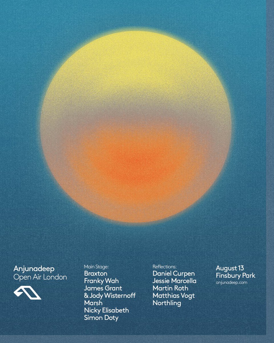 We're joining the family at <a href="/Anjunadeep/">Anjunadeep</a> Open Air London this summer ✨ 

Our Reflections stage will host <a href="/marcella_jessie/">Jessie Marcella</a>,  <a href="/djmartinroth/">An Analog Guy</a>, <a href="/northlingmusic/">Northling</a>, #MatthiasVogt and <a href="/danielcurpen/">Daniel Curpen</a> live at Finsbury Park, August 13 🎟
 
⚪️ Grab tickets: anjunadeep.co/london.OTW