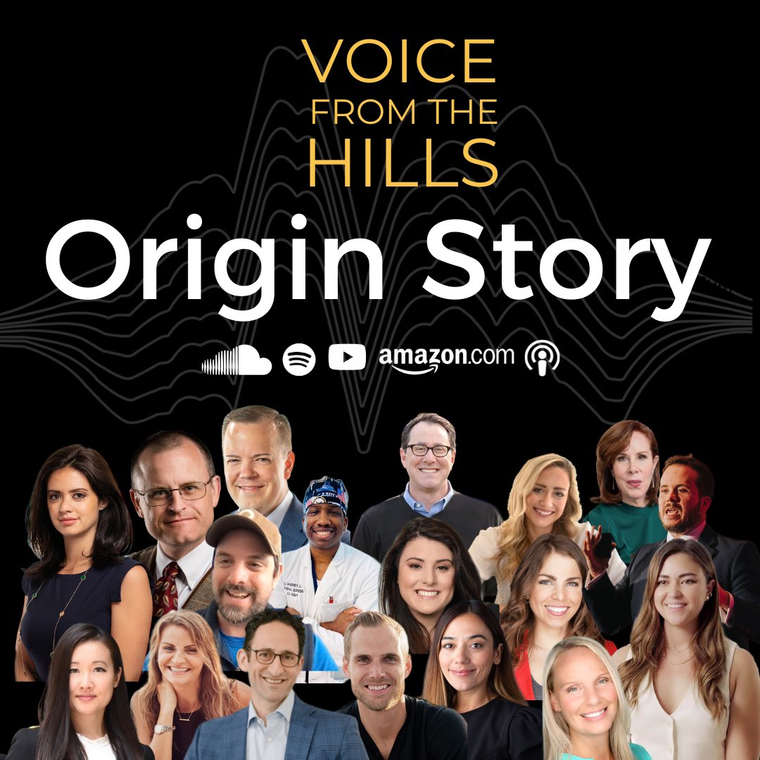 🚨 SPECIAL Episode Alert! 🚨 

The Voice From the Hills ORIGIN STORY PODCAST is available on all streaming services NOW! Check it out below ⬇️
-

pod.link/1586207971/epi…

-

#podcast #wealthpodcast #behavioralfinance #finance
