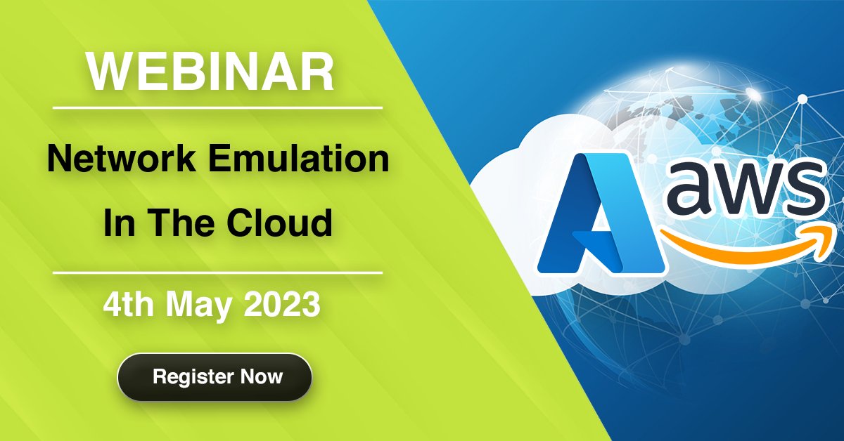 iTrinegy's tweet image. In this Webinar on May 4th, we explore the benefits, barriers and considerations of running a Network Emulator in AWS or Azure, as well as how you can chart a successful deployment.

Register Today: okt.to/KViymo

#CloudOps #DevOps #networkemulation #wanem #Cloudnetwork